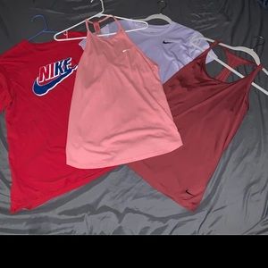 Nike women’s large T-shirt/tank lot